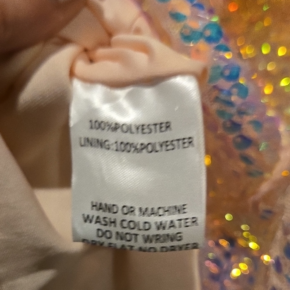 NWT Fashion Nova Iridescent Sequin Dress - Picture 6 of 7